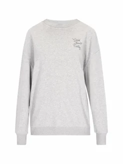 Dreimaster Sweatshirts & Sweatjacken<Damen Sweatshirt grau uni