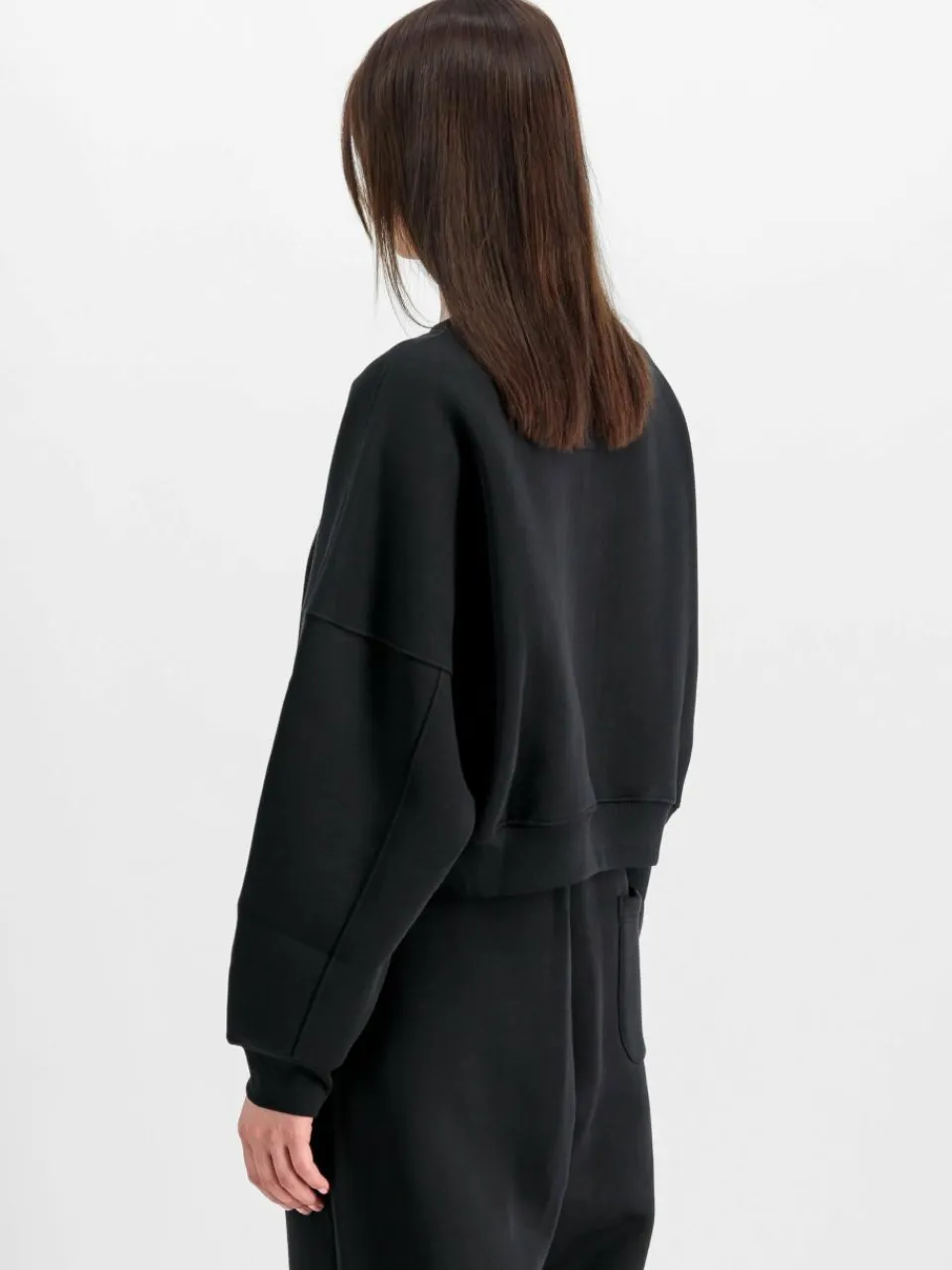 Alpha Industries Sweatshirts & Sweatjacken<Damen Sweatshirt schwarz bedruckt