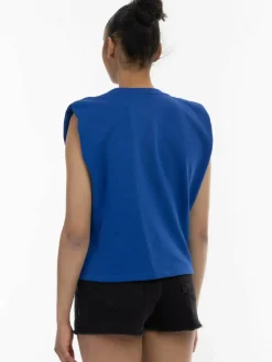 MyMo Sweatshirts & Sweatjacken<Damen Sweatshirt blau uni