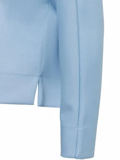 comma Sweatshirts & Sweatjacken<Damen Sweatshirt hellblau uni