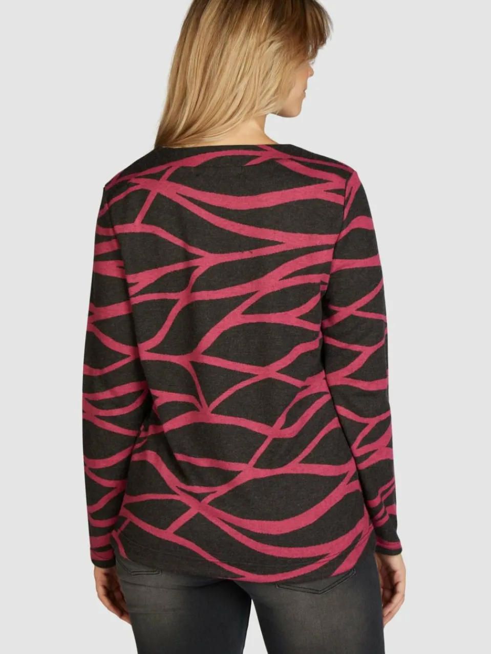 Navigazione Sweatshirts & Sweatjacken<Damen Sweatshirt grau uni