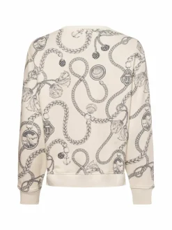 Gant Sweatshirts & Sweatjacken<Damen Sweatshirt beige blau bedruckt