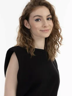 MyMo Sweatshirts & Sweatjacken<Damen Sweatshirt schwarz uni