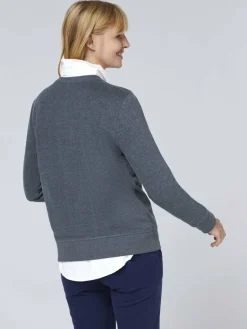 Polo Sylt Sweatshirts & Sweatjacken<Damen Sweatshirt blau bedruckt