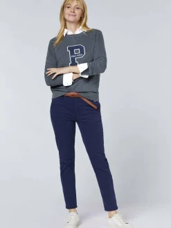 Polo Sylt Sweatshirts & Sweatjacken<Damen Sweatshirt blau bedruckt