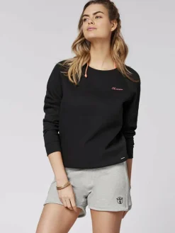 Chiemsee Sweatshirts & Sweatjacken<Damen Sweatshirt schwarz bedruckt