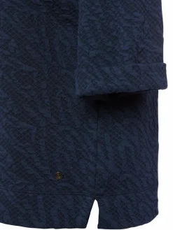 Betty & Co Sweatshirts & Sweatjacken<Damen Sweatshirt marine strukturiert