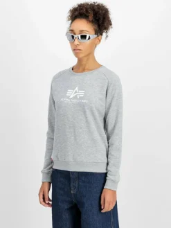 Alpha Industries Sweatshirts & Sweatjacken<Damen Sweatshirt grau bedruckt