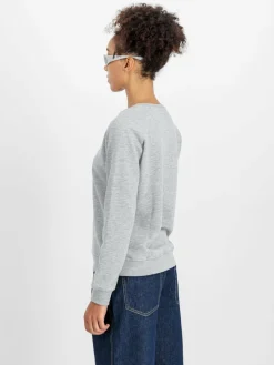 Alpha Industries Sweatshirts & Sweatjacken<Damen Sweatshirt grau bedruckt