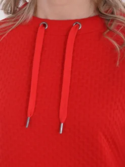 Navigazione Sweatshirts & Sweatjacken<Damen Sweatshirt rot uni