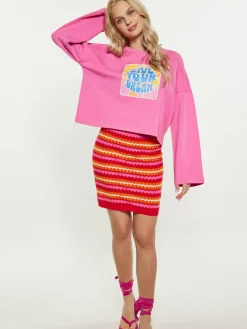 IZIA Sweatshirts & Sweatjacken<Damen Sweatshirt pink uni