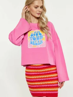 IZIA Sweatshirts & Sweatjacken<Damen Sweatshirt pink uni