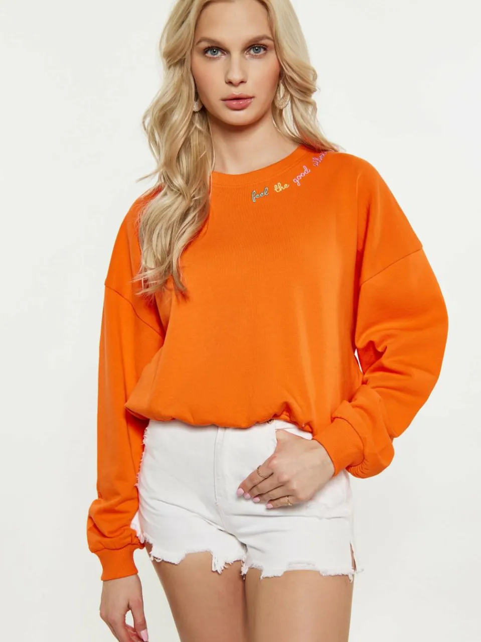 Damen IZIA Sweatshirts & Sweatjacken>Damen Sweatshirt