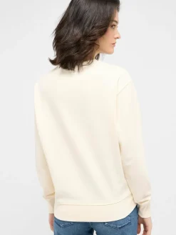 Mustang Sweatshirts & Sweatjacken<Damen Sweatshirt weiß uni