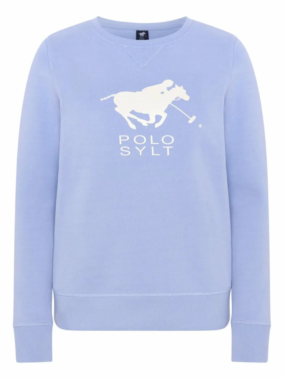 Polo Sylt Sweatshirts & Sweatjacken<Damen Sweatshirt hellblau bedruckt
