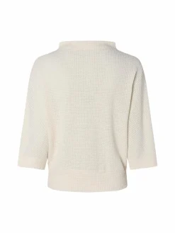 Opus Sweatshirts & Sweatjacken<Damen Sweatshirt - Gulopi ecru strukturiert