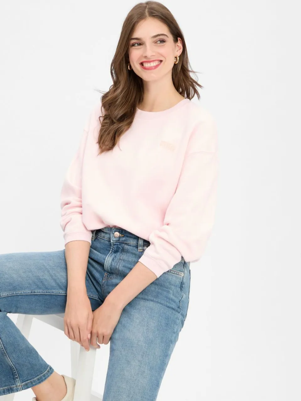 american vintage Sweatshirts & Sweatjacken<Damen Sweatshirt - Izubird rosa uni