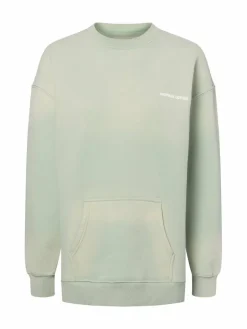 Another Cotton Lab Sweatshirts & Sweatjacken<Damen Sweatshirt - Matcha lind weiß bedruckt
