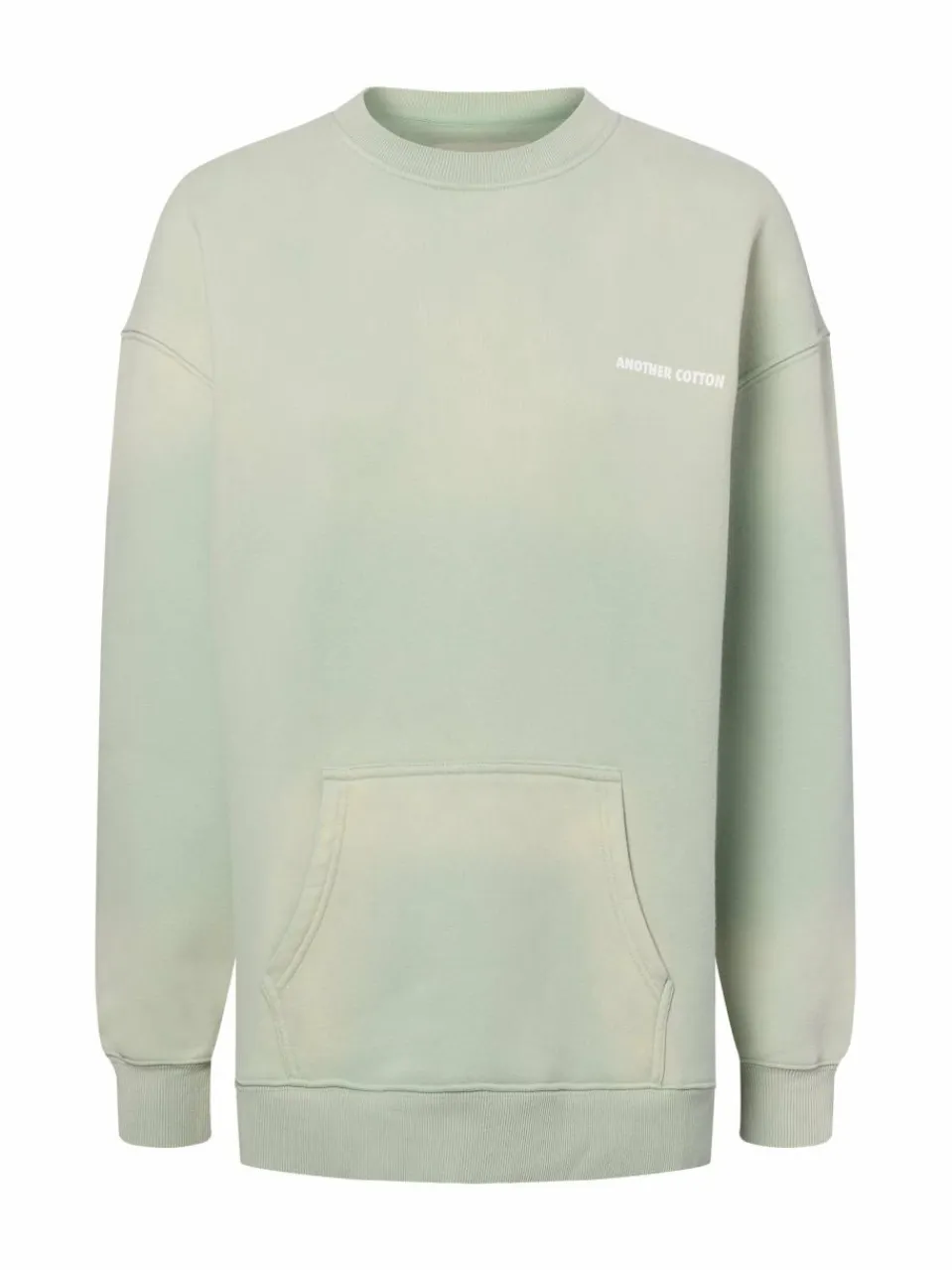 Another Cotton Lab Sweatshirts & Sweatjacken<Damen Sweatshirt - Matcha lind weiß bedruckt