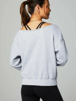 Fabletics Sweatshirts & Sweatjacken<Damen Sweatshirt - Year Round Terry grau uni