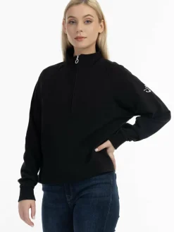 Damen Dreimaster Sweatshirts & Sweatjacken>Damen Sweatshirt-Troyer
