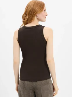 Drykorn Shirts & Tops<Damen Tanktop - Olina schoko uni