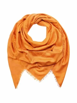 Codello Schals & Tücher<Damen Tücher - "HAPPY FOLK" orange bedruckt