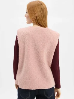 Damen Marie Lund Collection Jacken & Westen>Damen Teddyfell-Weste