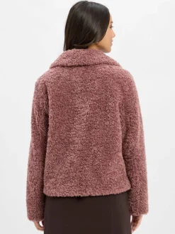 Fuchs Schmitt Jacken & Westen<Damen Teddyjacke altrosa uni