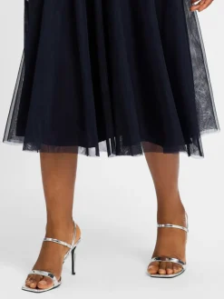 zero Röcke<Damen Tüllrock marine uni