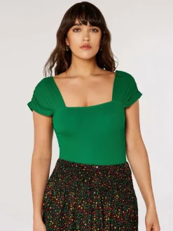 Apricot Shirts & Tops<Damen Top grün strukturiert