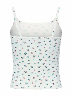 Tommy Jeans Shirts & Tops<Damen Top ecru blau gemustert