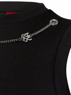 HUGO Shirts & Tops<Damen Top - Delanive schwarz uni