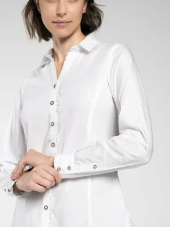 Spieth & Wenksy Blusen<Damen Trachtenbluse - Filament weiß uni