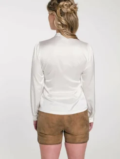 Spieth & Wenksy Blusen<Damen Trachtenbluse - Tessa weiß uni