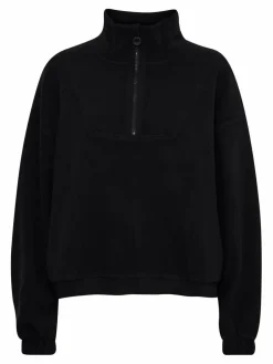 North Bend Sweatshirts & Sweatjacken<Damen Troyer schwarz uni
