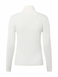 Gant Pullover & Strickjacken<Damen Troyer ecru strukturiert