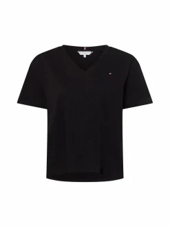 Tommy Hilfiger Shirts & Tops<Damen T-Shirt schwarz uni