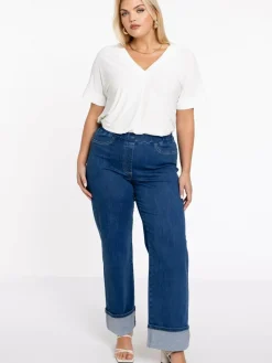 YOEK Shirts & Tops<Damen T-Shirt weiß uni