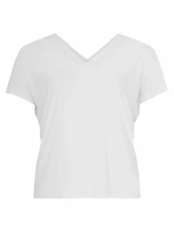 YOEK Shirts & Tops<Damen T-Shirt weiß uni