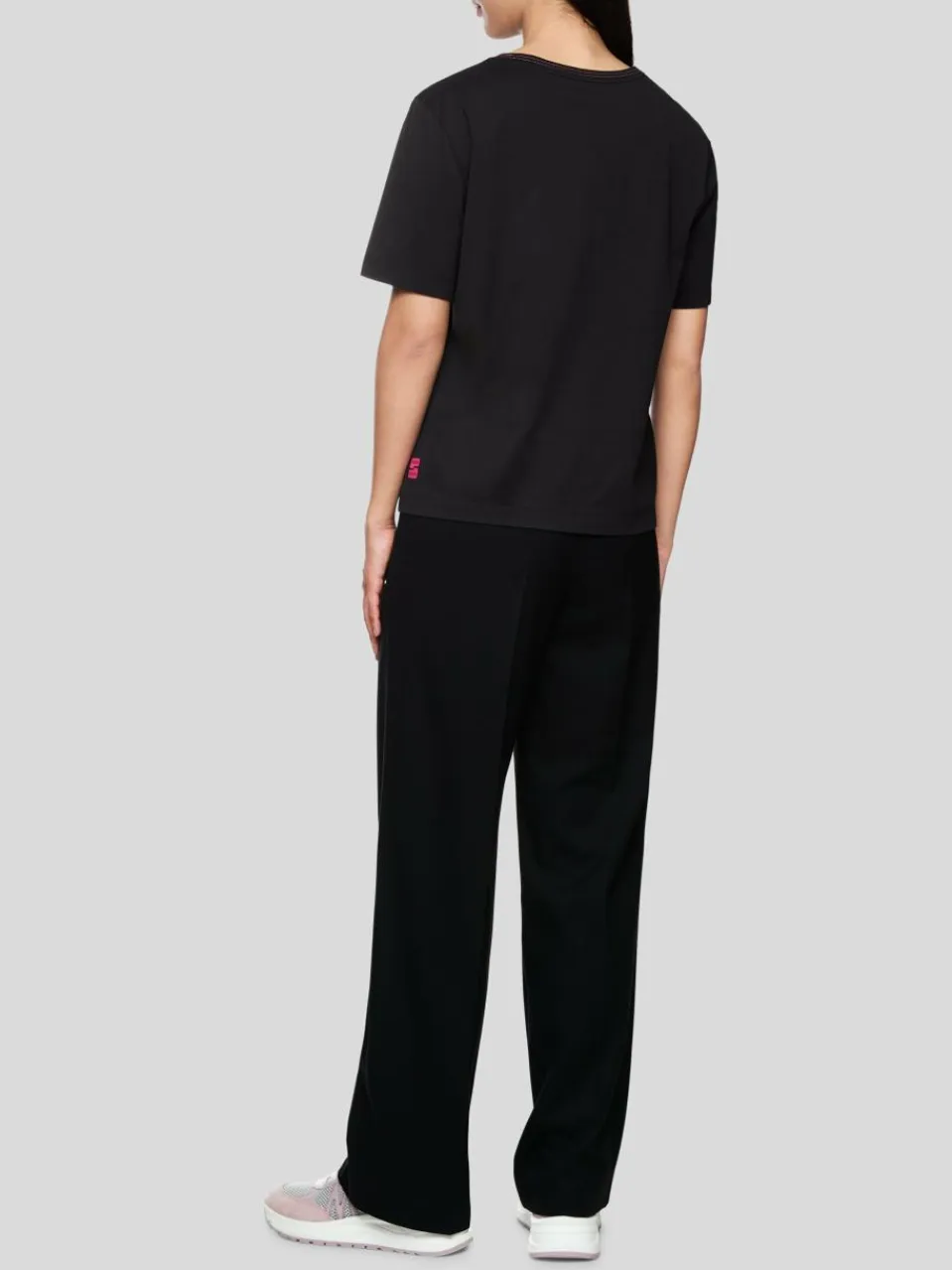 Marc Cain Shirts & Tops<Damen T-Shirt schwarz bedruckt