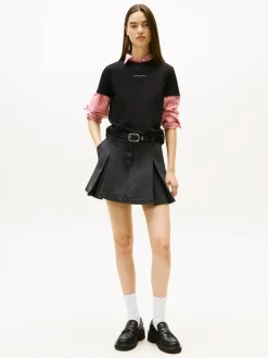 Tommy Jeans Shirts & Tops<Damen T-Shirt schwarz uni