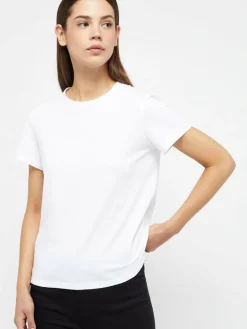 Mustang Shirts & Tops<Damen T-Shirt weiß uni