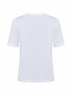 MAERZ Shirts & Tops<Damen T-Shirt weiß orange bedruckt