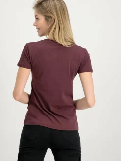 Alpha Industries Shirts & Tops<Damen T-Shirt braun bedruckt