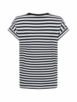 ARMEDANGELS Shirts & Tops<Damen T-Shirt schwarz weiß gestreift