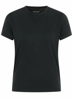 Mustang Shirts & Tops<Damen T-Shirt schwarz uni