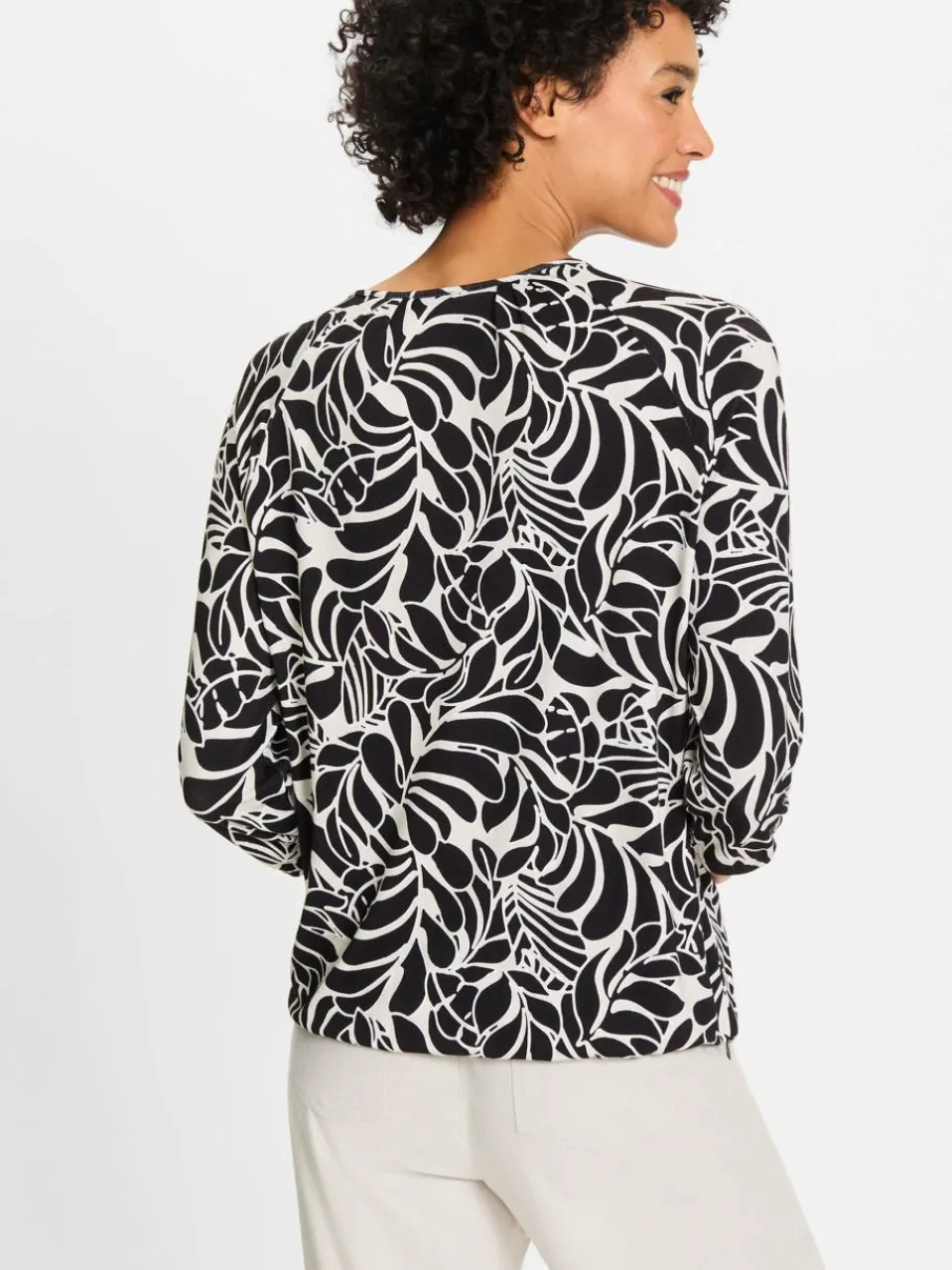 Olsen Shirts & Tops<Damen T-Shirt schwarz bedruckt