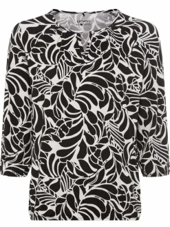 Olsen Shirts & Tops<Damen T-Shirt schwarz bedruckt