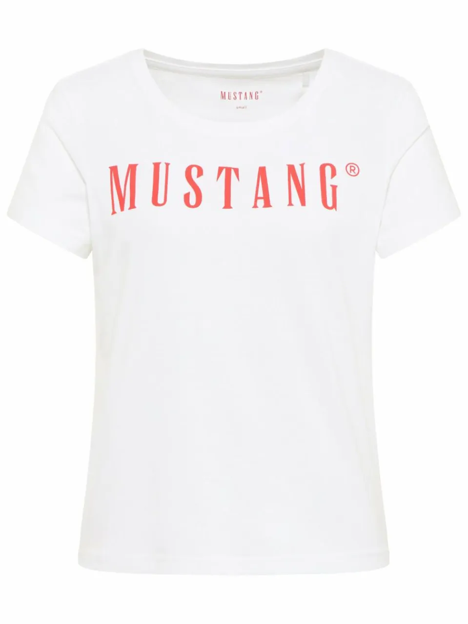 Mustang Shirts & Tops<Damen T-Shirt weiß uni